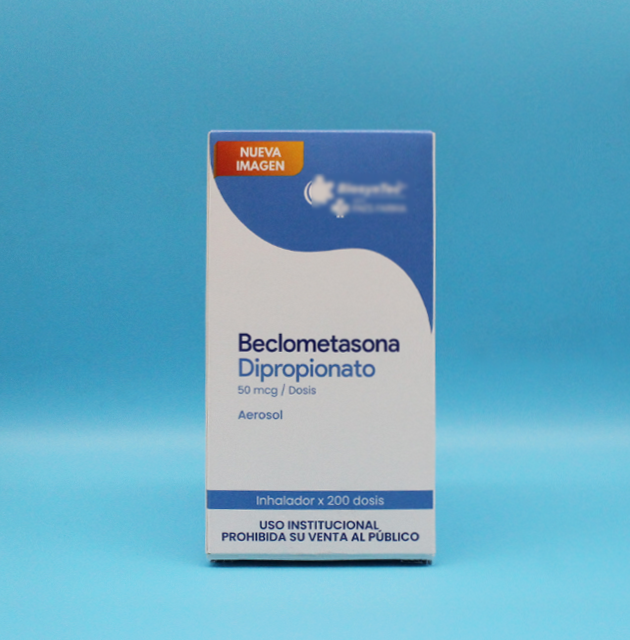 Inhalateur de dipropionate de béclométasone 50mcg
